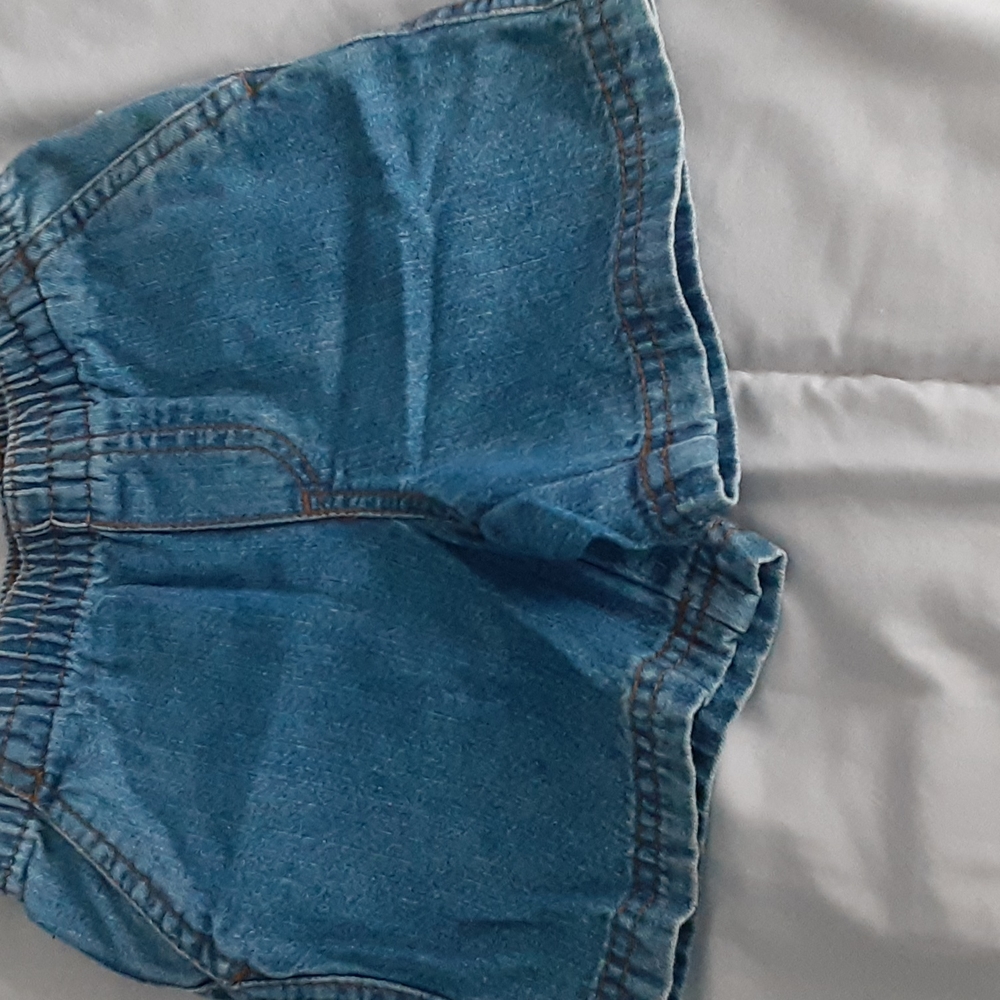 Infant denim shorts